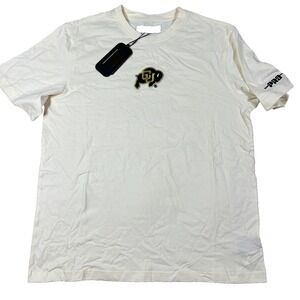 Pro Standard Mens Large Light Cream University of Colorado Buffs T-Shirt NWT